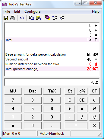 calculator percent difference calculation
